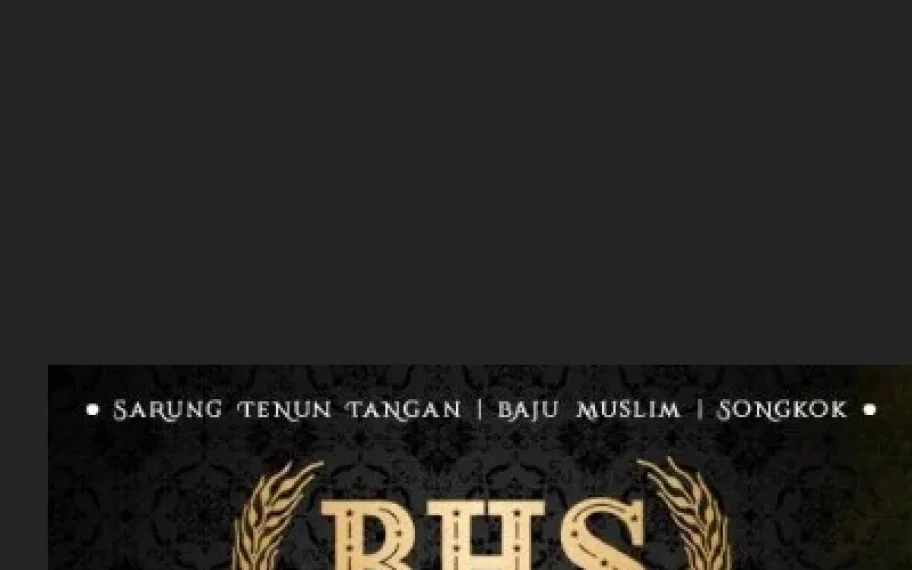 Sarung BHS Excellent Gold Motif Jacquard